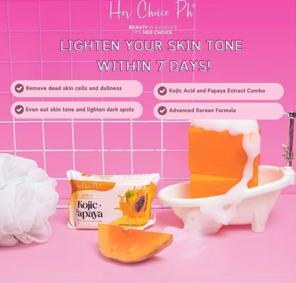 Her Choice Kojic Papaya Soap