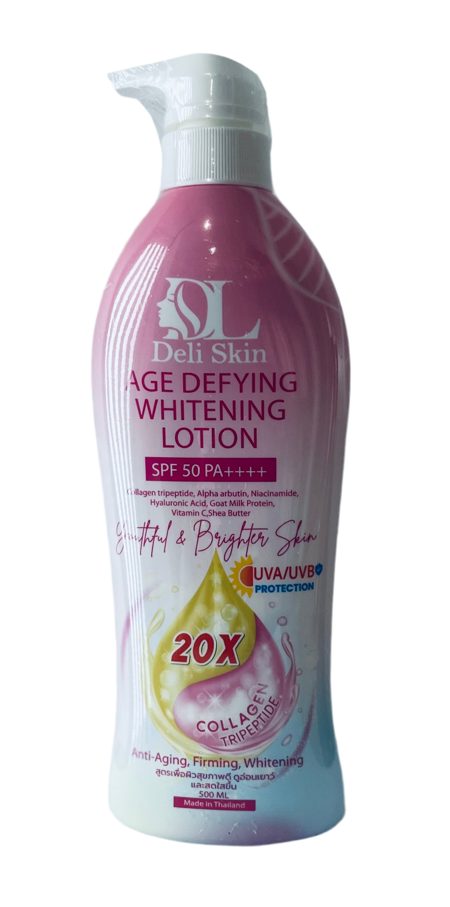Deli Skin Age Defying Whitening Lotion SPF 50PA++++