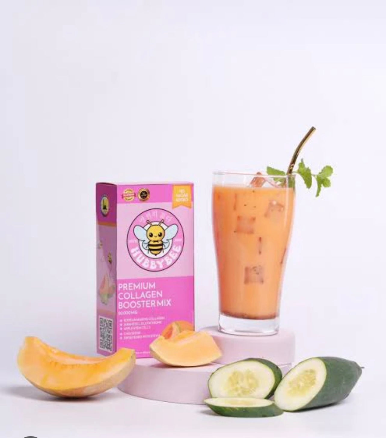 Hubby Bee Premium Collagen Boostermix Melon & Cucumber
