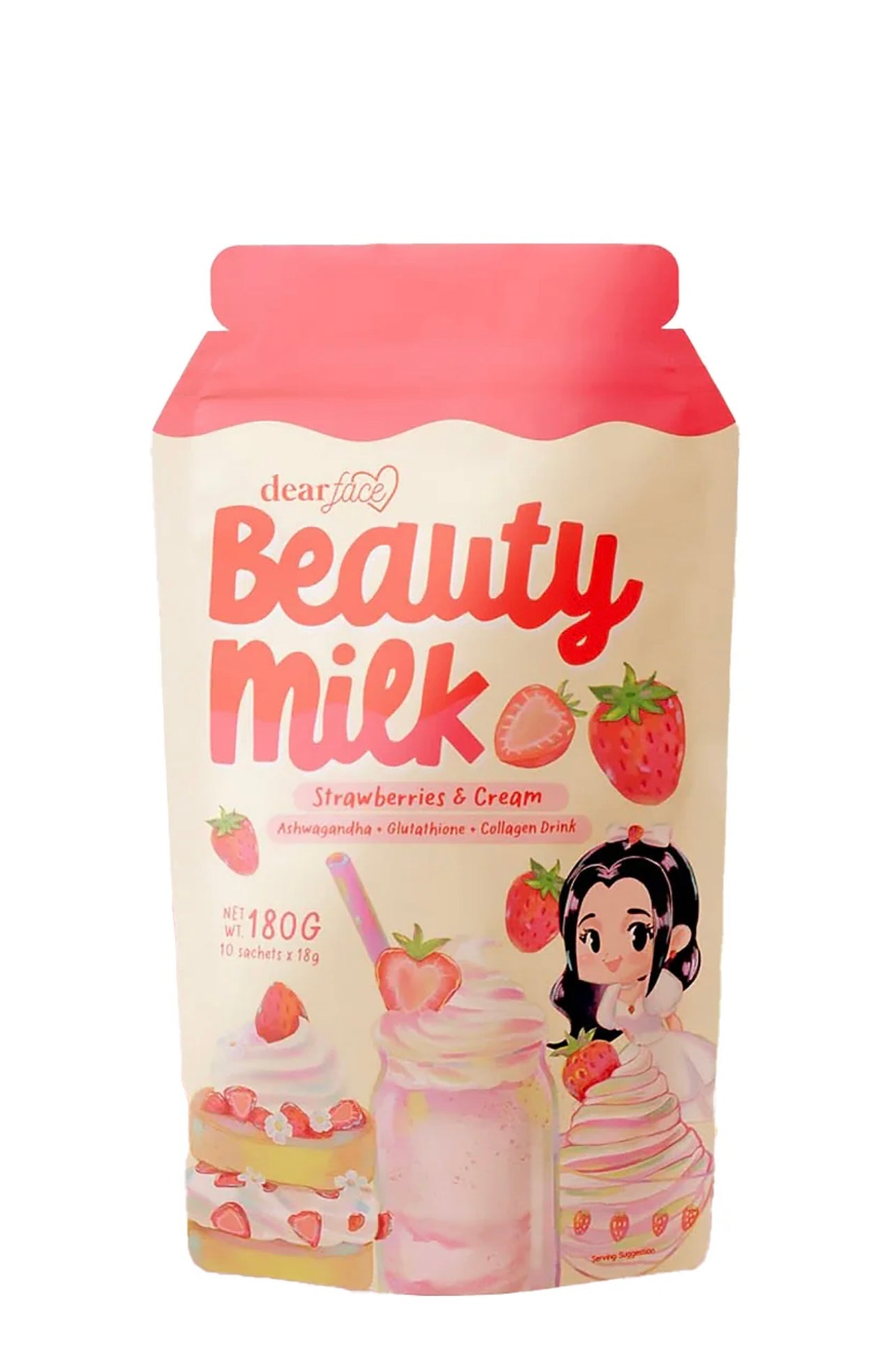 Dear Face Beauty Milk Strawberries & Cream
