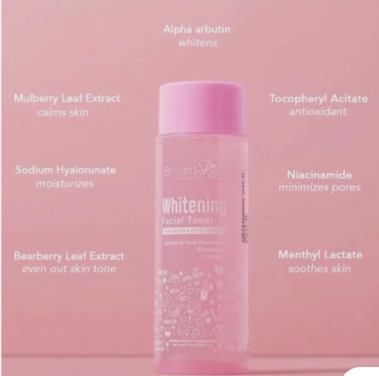 Brilliant Skin Whitening facial toner