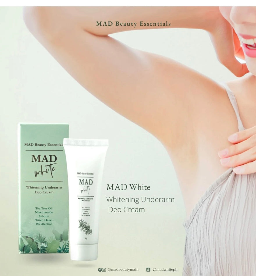 Mad White Whitening Underarm Deo Cream