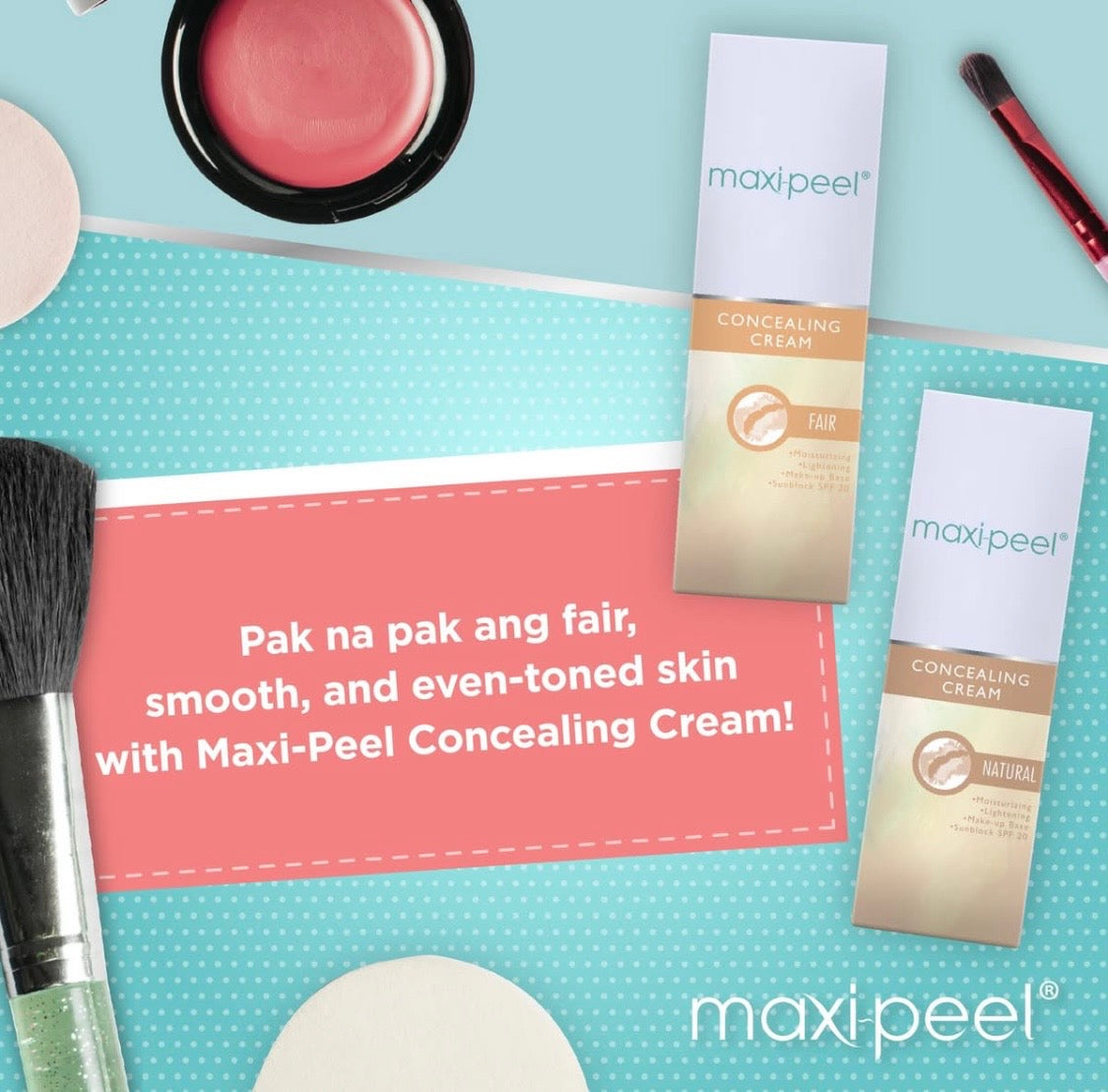 Maxipeel Concealing Cream Fair 25g