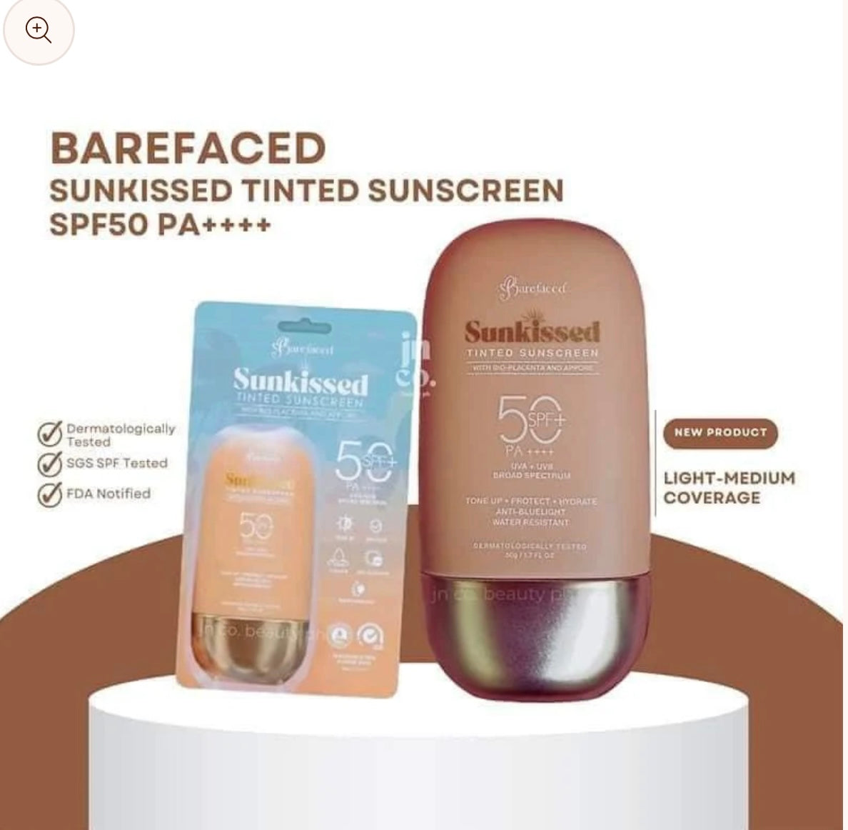 Barefaced Sunkissed Tinted Suncreen