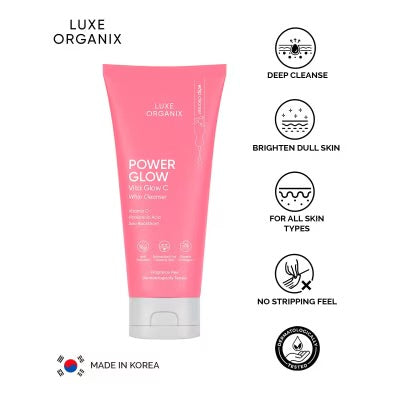Luxe Organix power glow vita glow C cleancer