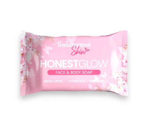 Honest glow face & body soap mini 80g