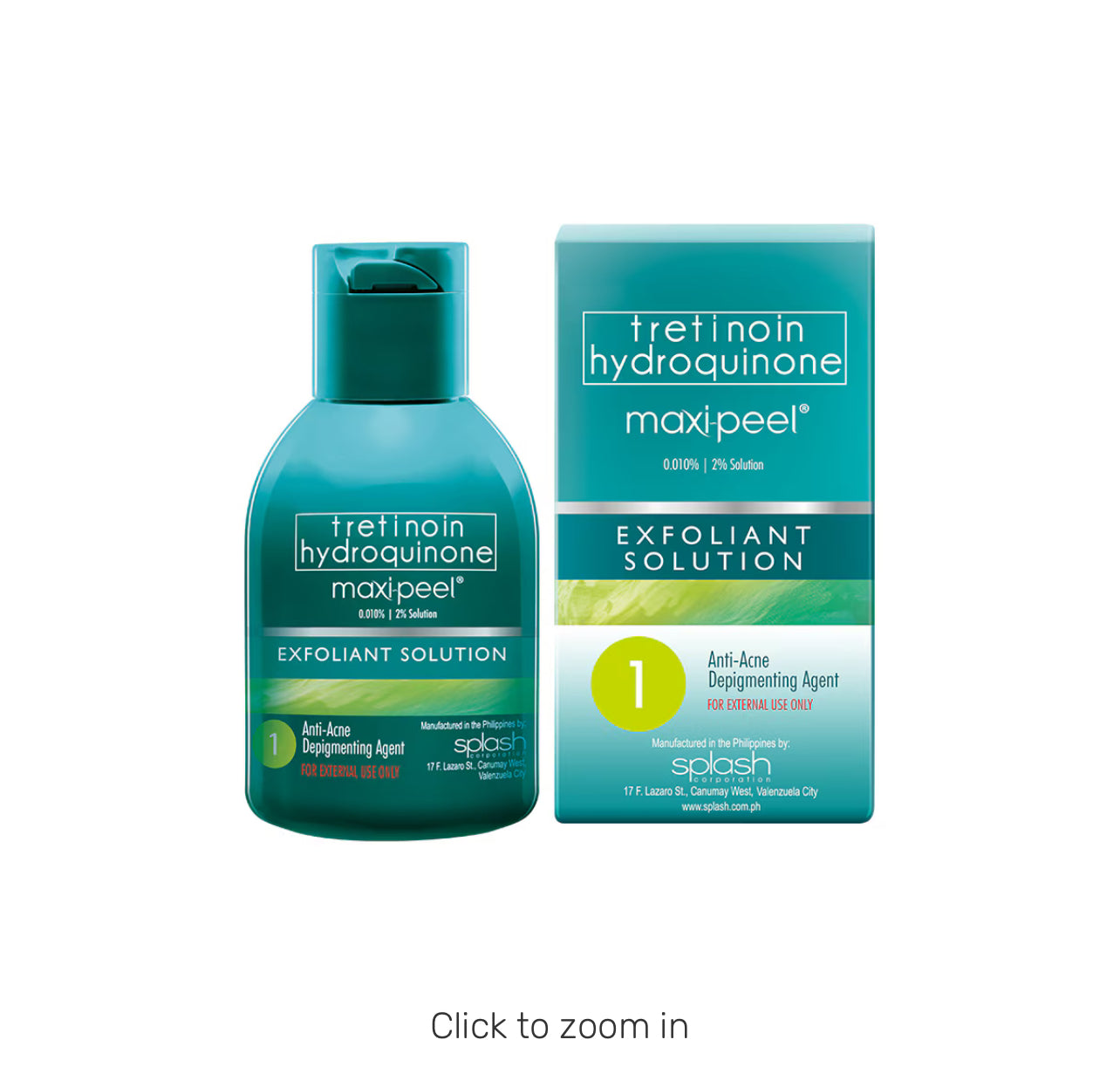 Maxi-peel Tretinoin Hydroquinone 60mL #1