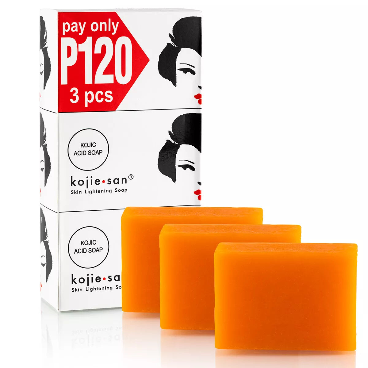 Kojie San Soap Bars - Skin Lightening Kojic Acid Natural Original Bar