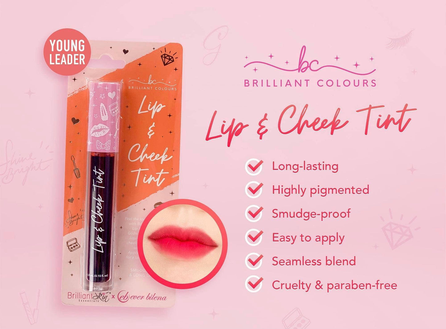 Brilliant Lip & Cheek Tint- Young Leader