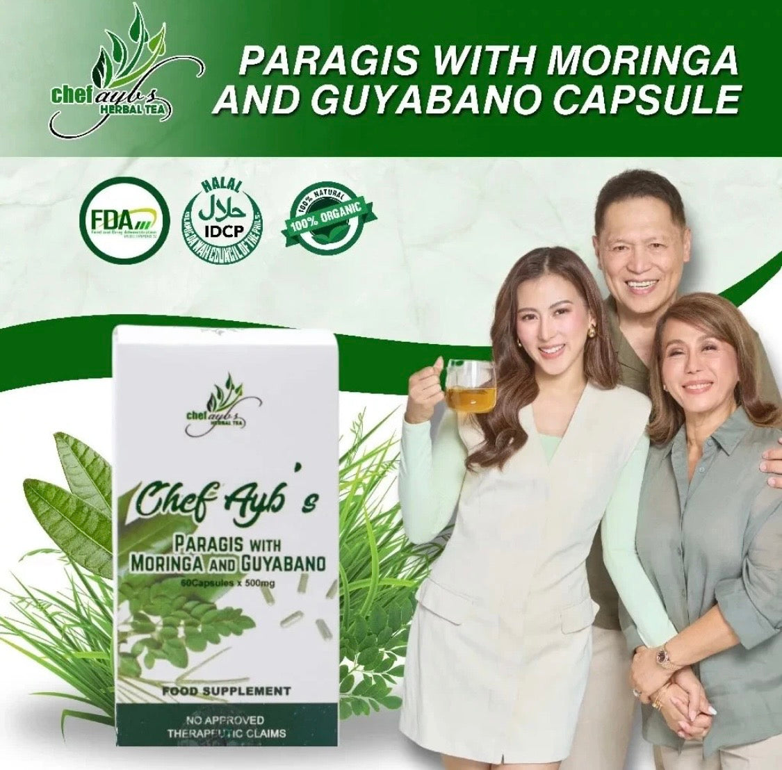Paragis with Moringa and Guyabano capsule