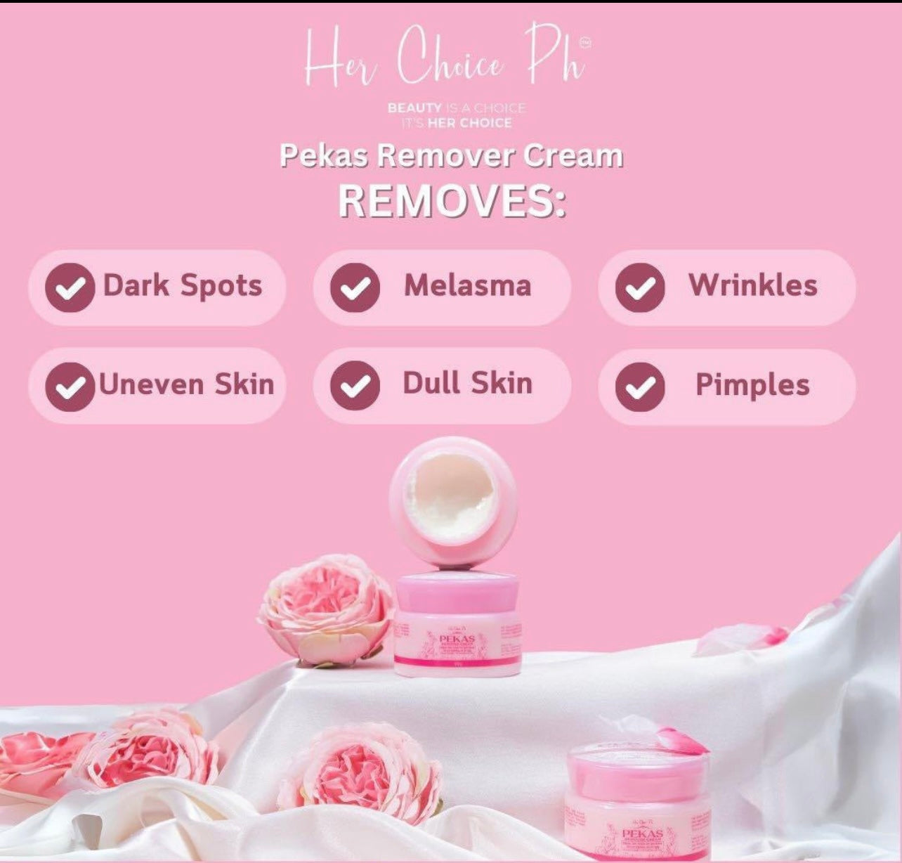 Her Choice Pekas Remover Cream