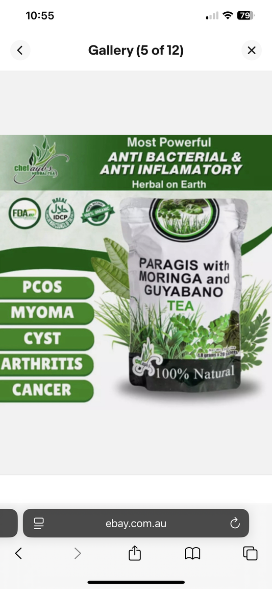 Paragis with Moringa and Guyabano Tea