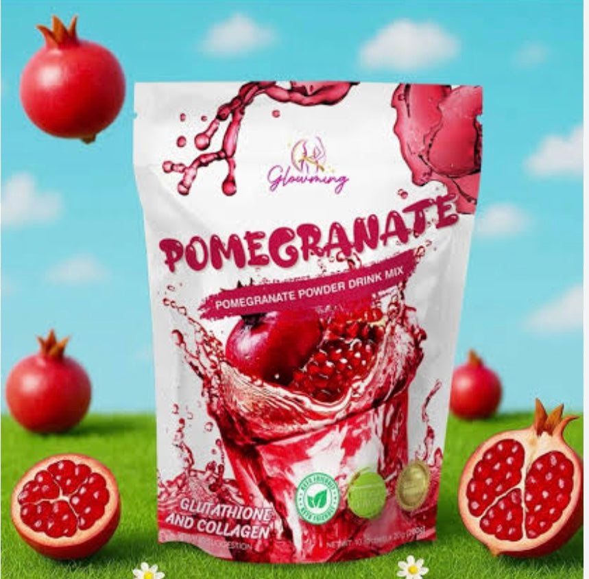 Glowming Pomegranate Juice