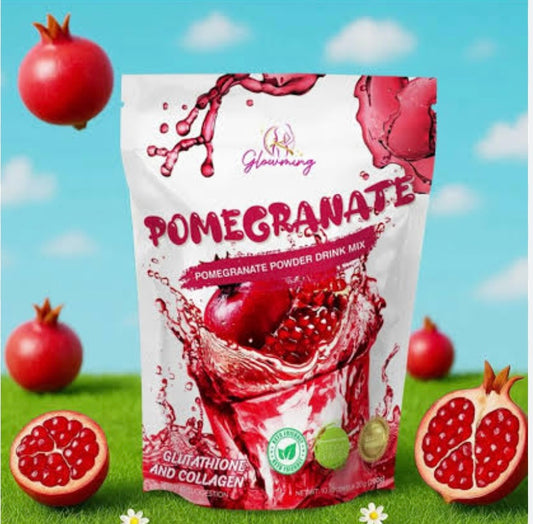Glowming Pomegranate Juice