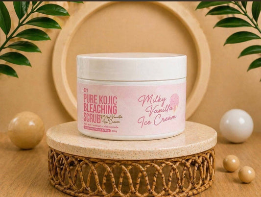 G21 Pure Kojic Bleaching Scrub Milky Vanilla Ice Cream