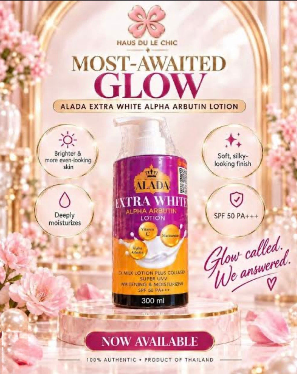Alada Extra White Alpha Arbutin Lotion 300ml