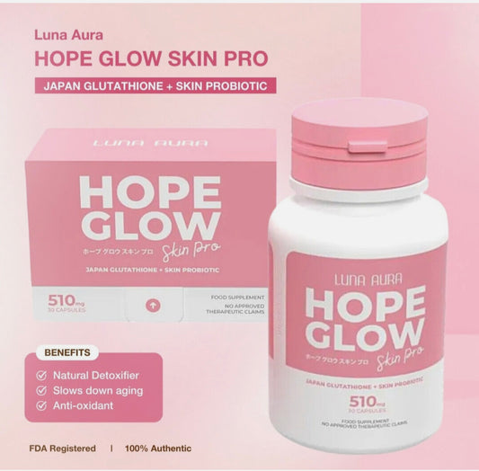 Hope Glow Skin Pro Japan Glutathione + Skin Probiotic