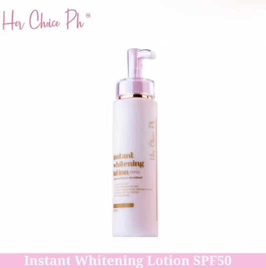 Her Choice Instant Whitening Lotion spf50
