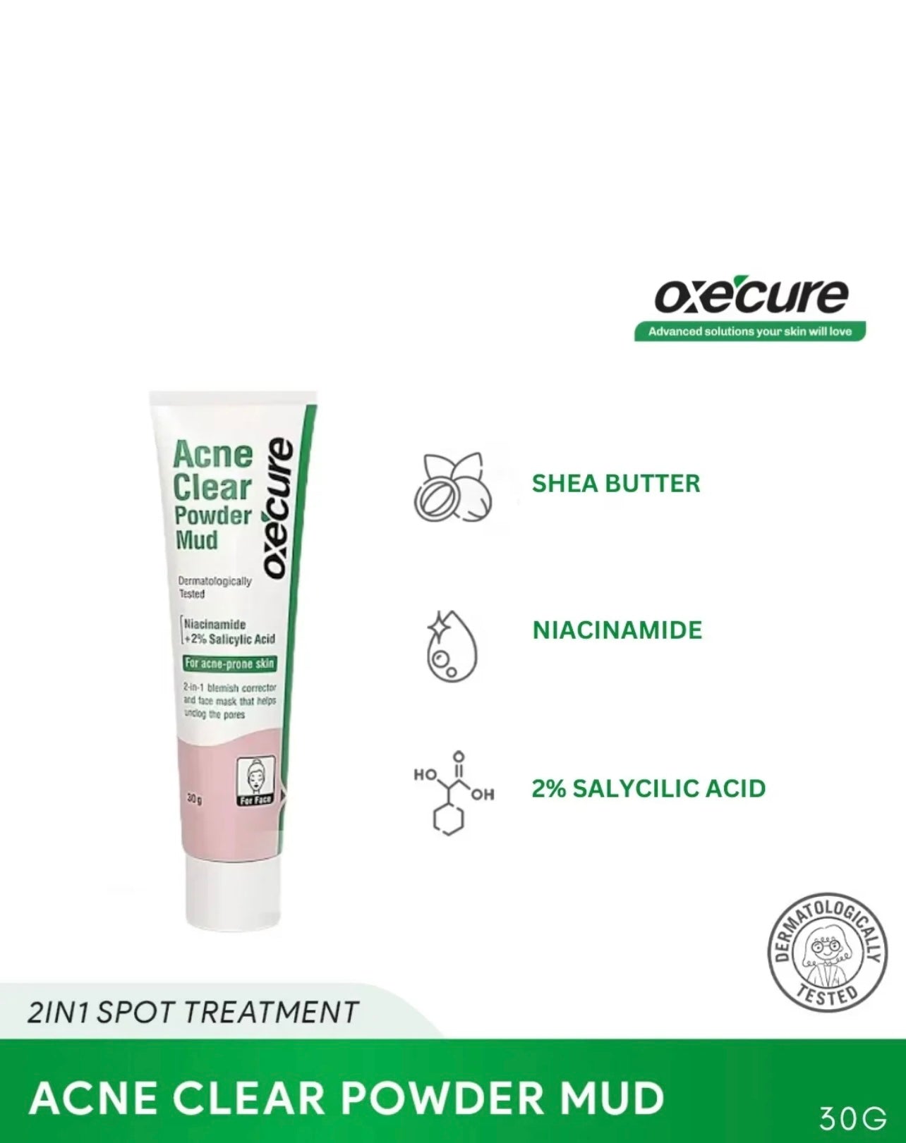 Oxecure Acne Clear Powder Mud