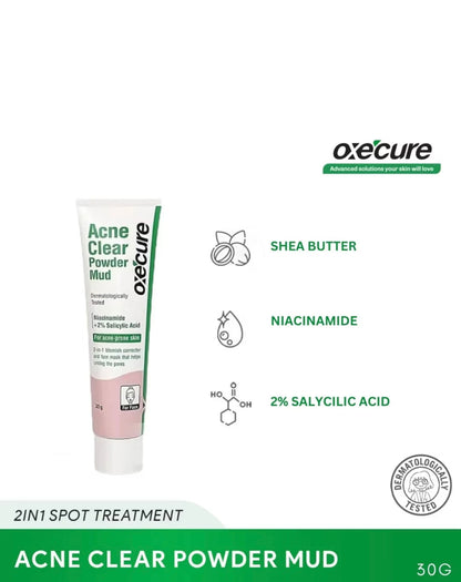 Oxecure Acne Clear Powder Mud