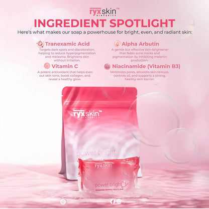 Ryx Skin Power Bright Bleaching Whipped Beauty Soap 5 pcs