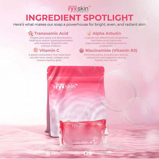 Ryx Skin Power Bright Bleaching Whipped Beauty Soap 5 pcs