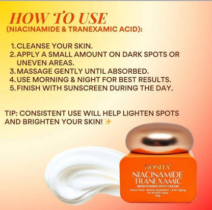 Bonita Niacinamide Tranexamic Brightening Spot Cream 50g