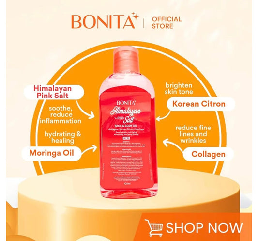 Bonita Himalayan Salt Face & Body oil spf 30 100ml