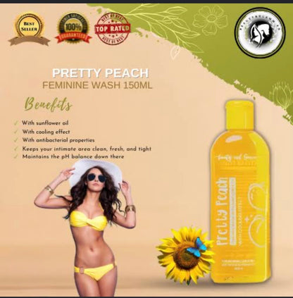 Pretty Peach Feminine Wash