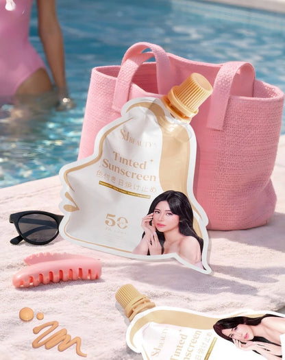 S&J Beauty Tinted Suncreen 50 PA++++