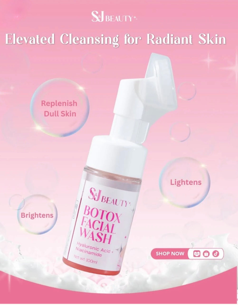 S&J Botox Facial Wash 100ml