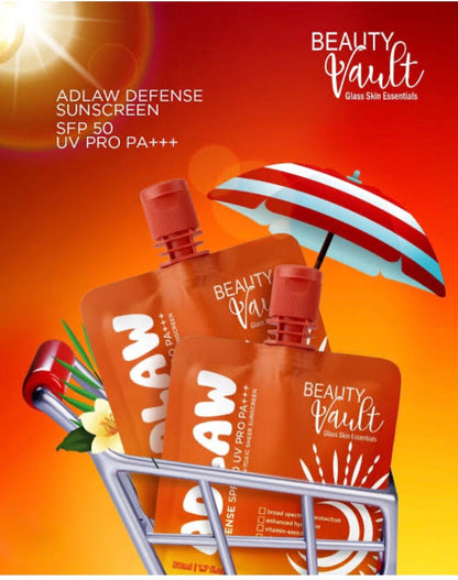Beauty Vault Adlaw Suncreen Defence SPF 50 UV Pro PA+++
