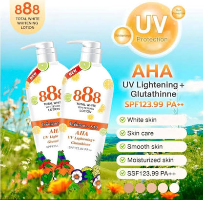 888 Total White Whitening Lotion 500ml