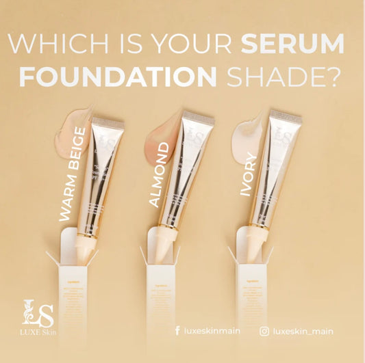 Luxe Skin Serum Foundation Ivory Travel size 10ml