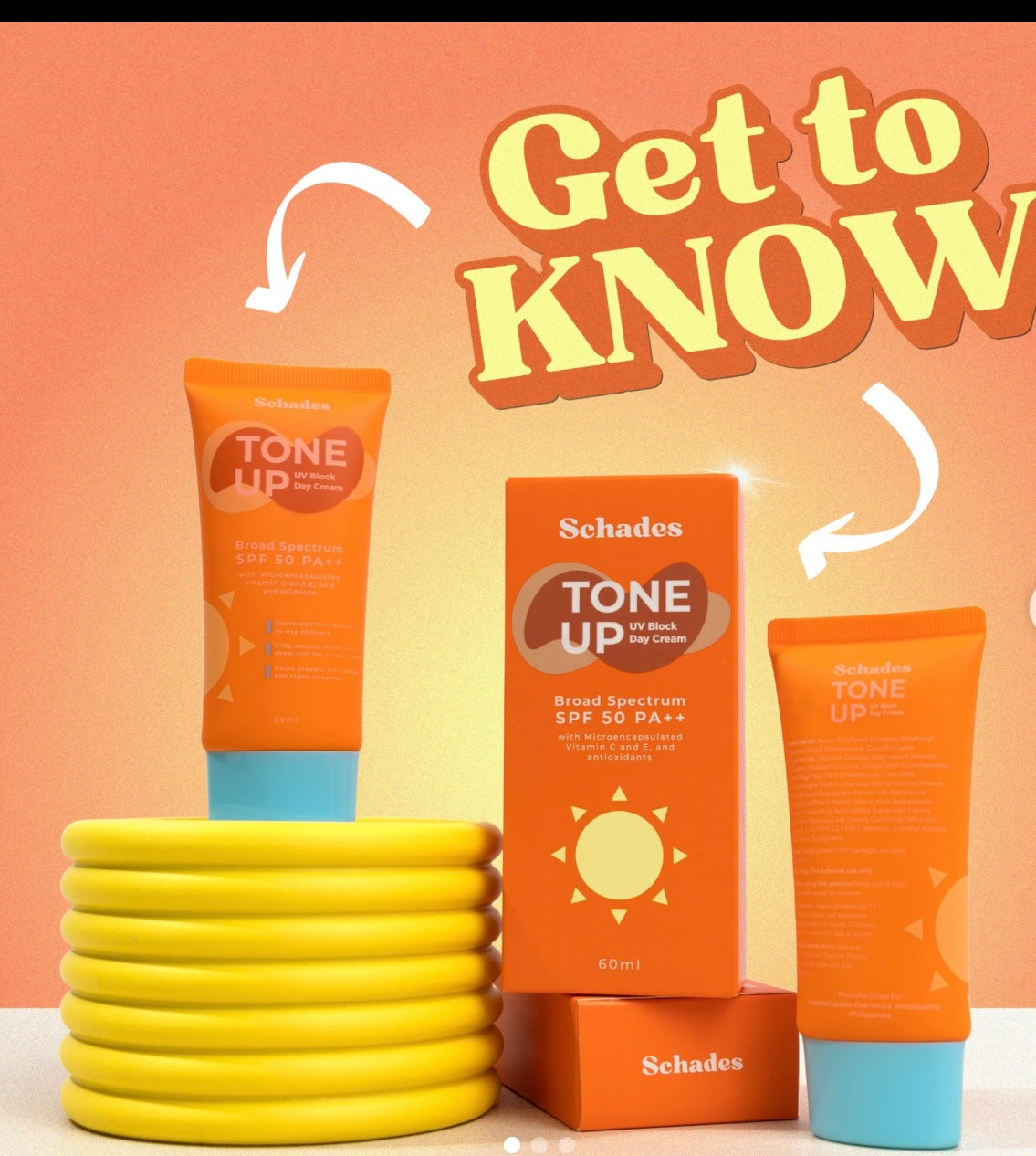 Shades Tone Up UV Block Day Cream Spf 50 PA +++