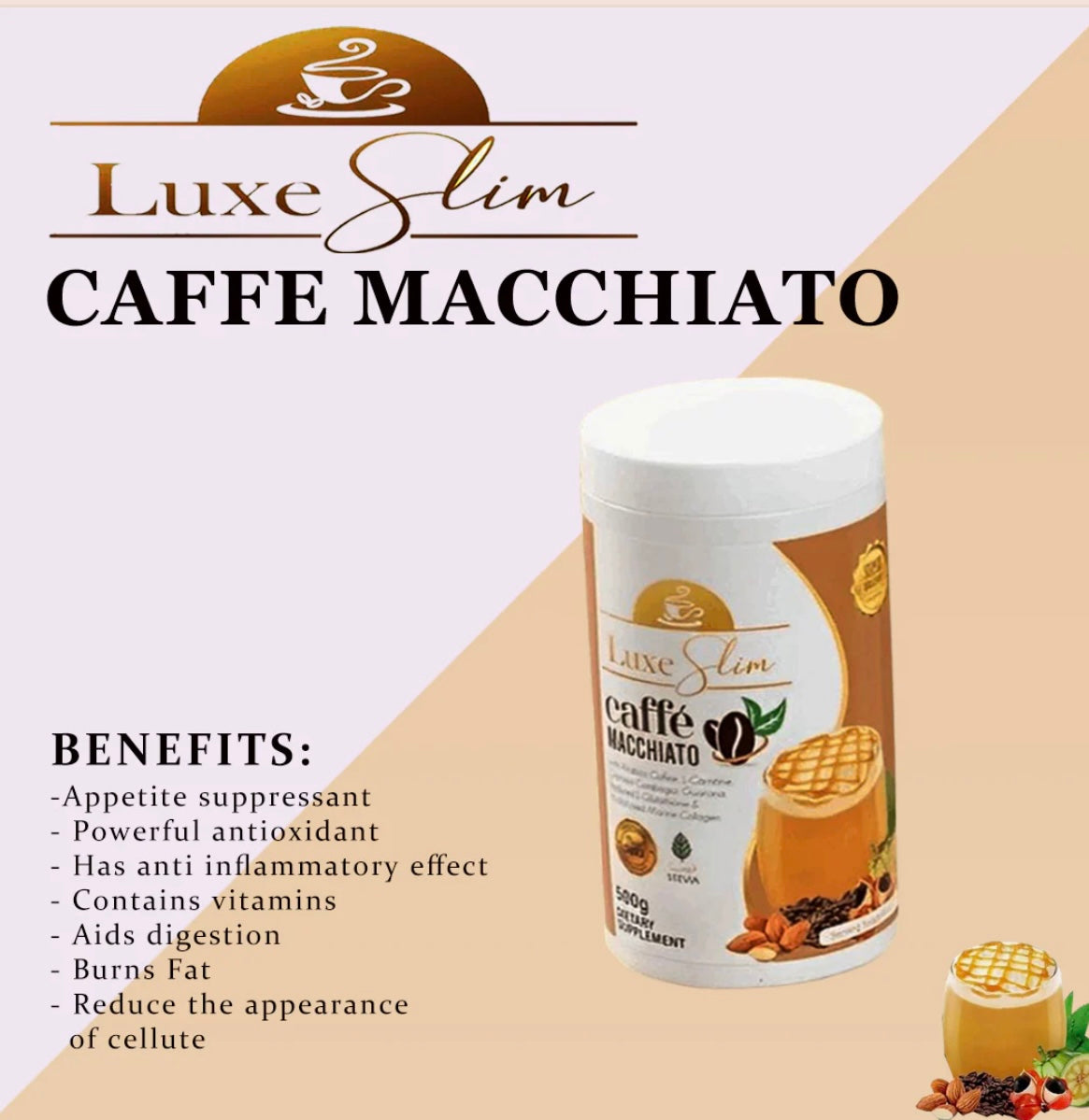 Luxe Slim Caffe Macchiato 500g