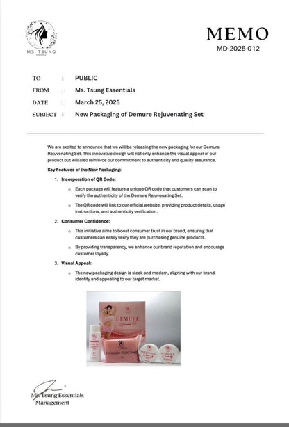 Ms.Tsung Demure Rejuvenating Set