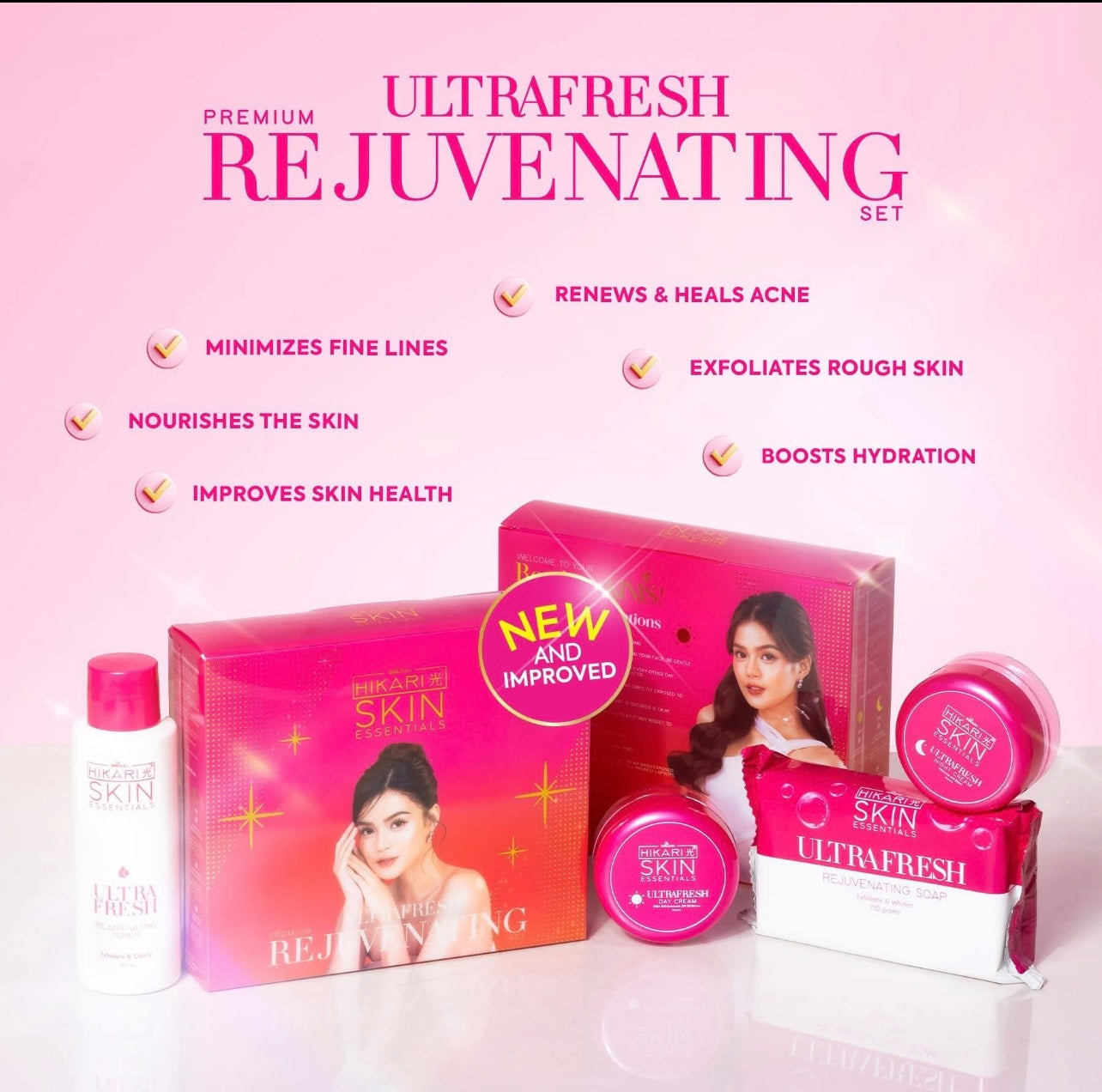 Hikari Skin Ultrafresh Rejuvenating set