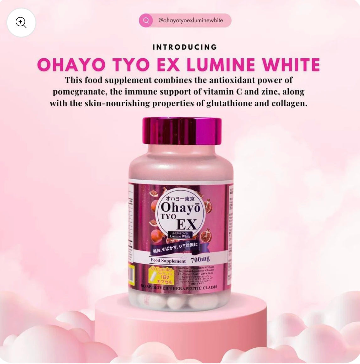 Ohayo Tyo Ex Lumine White
