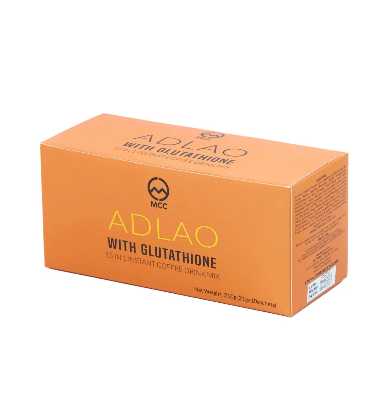 Adlao with Glutathione 15 in 1 coffee