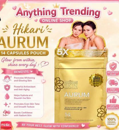 Hikari Aurum S-Acetyl Glutathione 
 Pouch 14 capsules