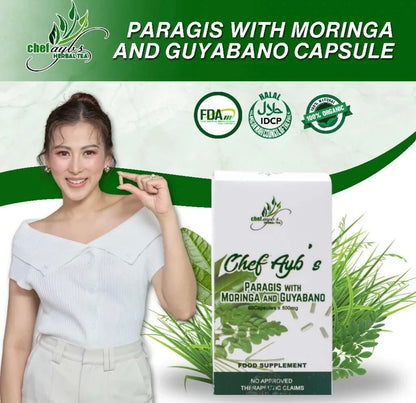 Paragis with Moringa and Guyabano capsule