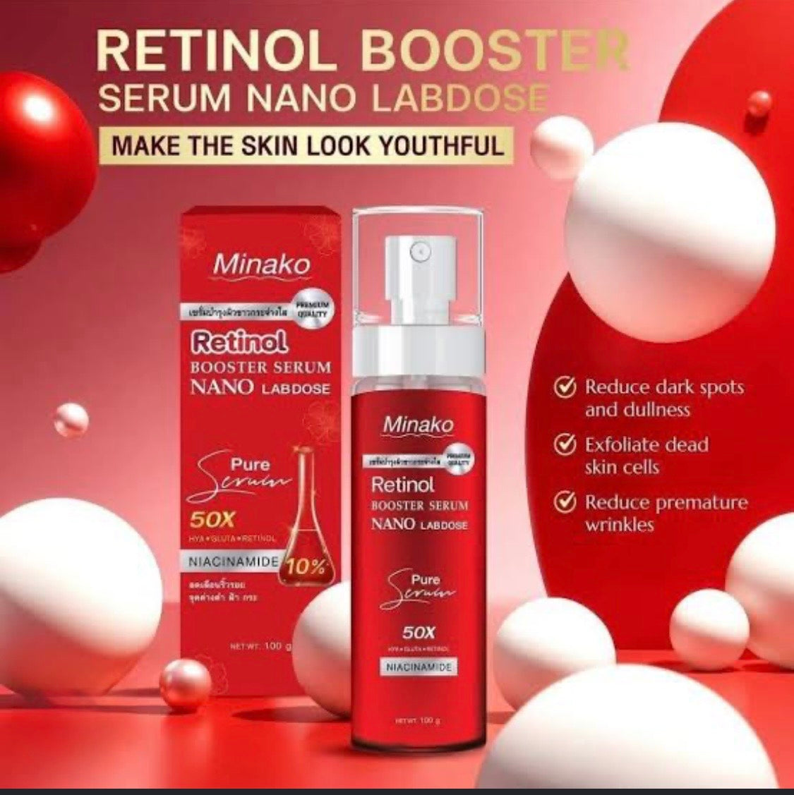 Minako Retinol Booster Serum Nano Labdose