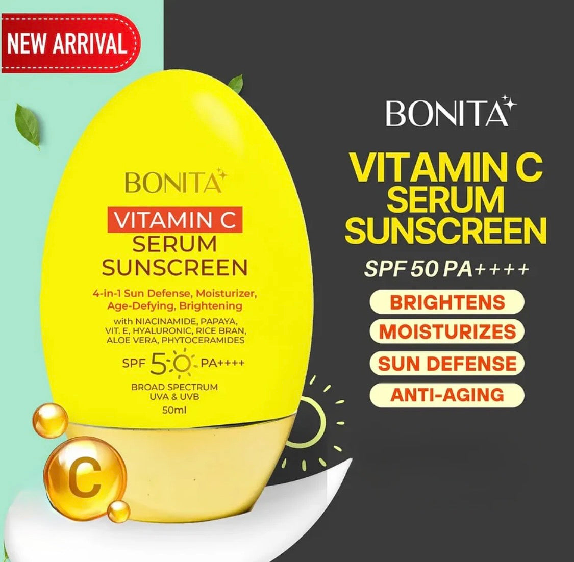 Bonita Vitamin C Serum Suncreen 50ml