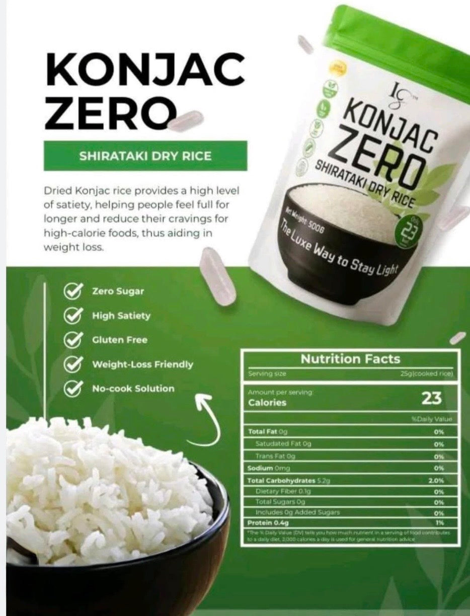 Kojac Shirataki Dry Rice 500g