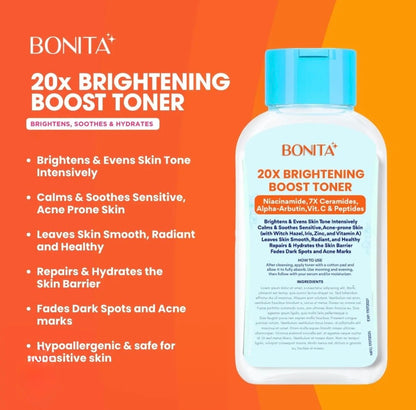 Bonita 20x Brightening Boost Toner 125ml