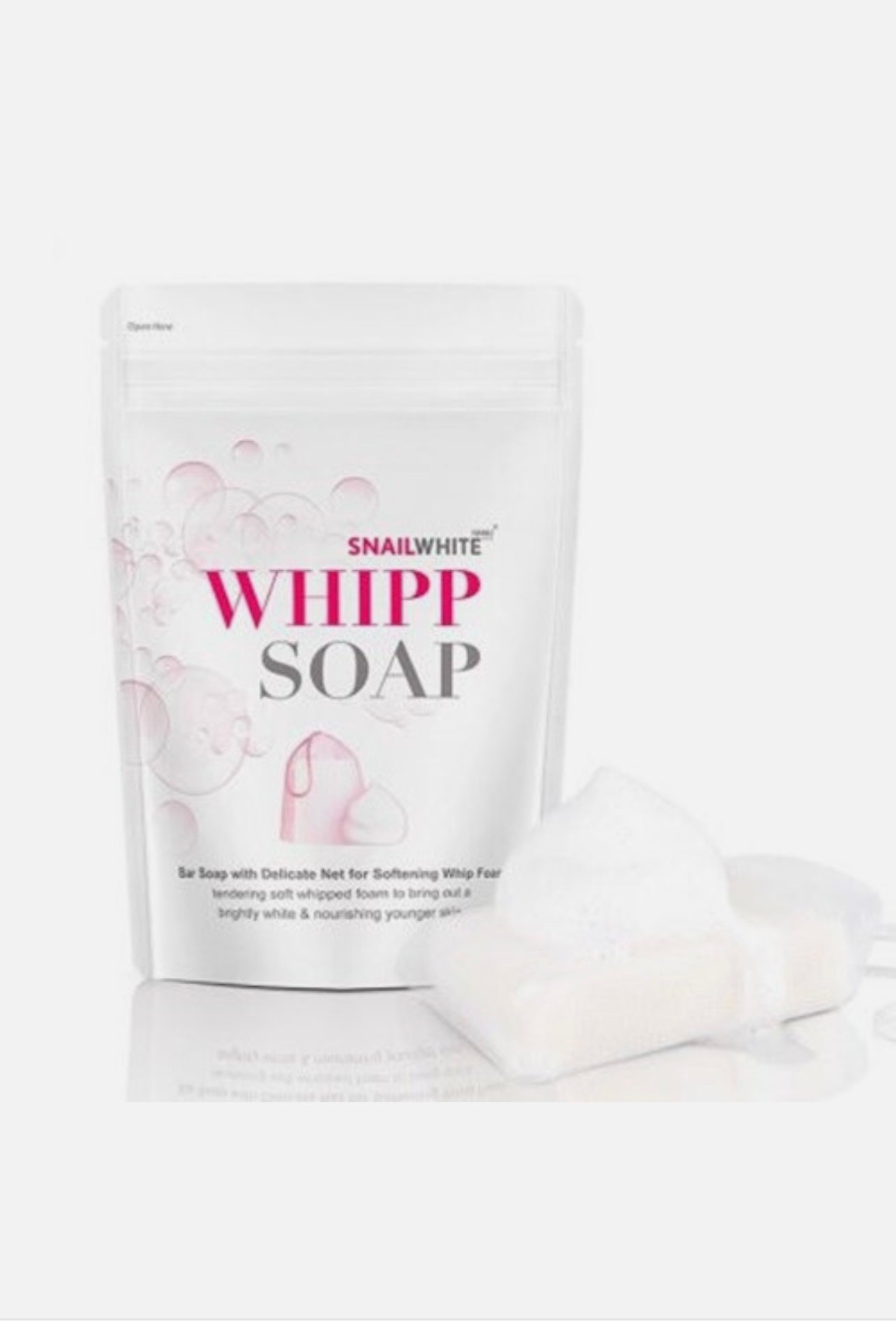 Snail White Whipp Soap 80g