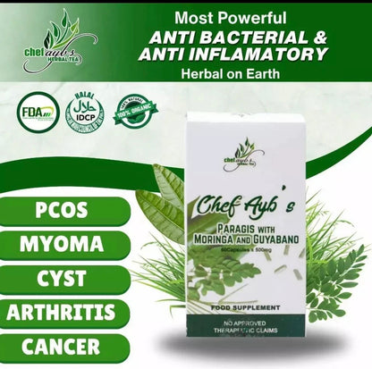 Paragis with Moringa and Guyabano capsule