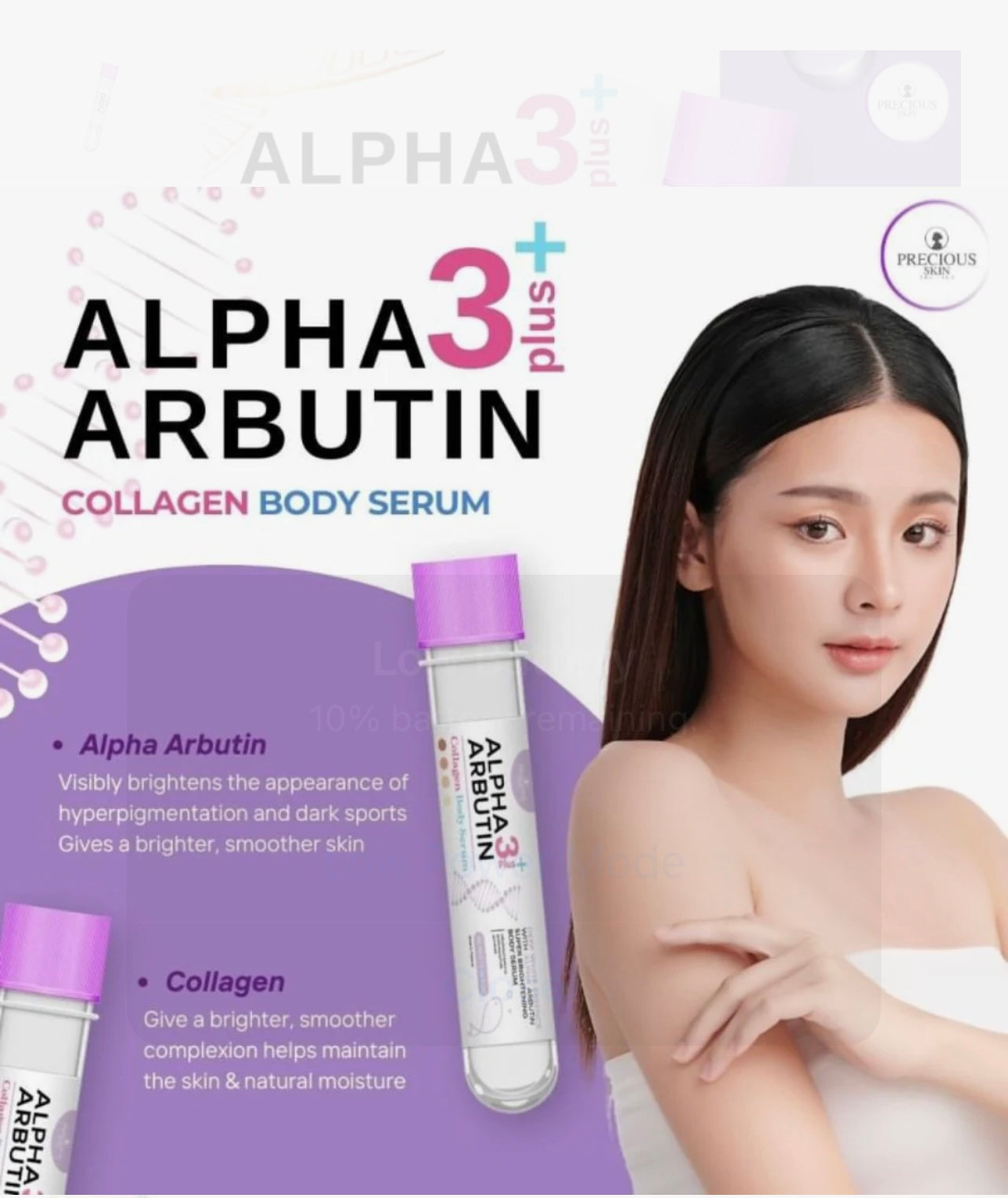 Alpha 3plus Arbutin collagen Body Serum