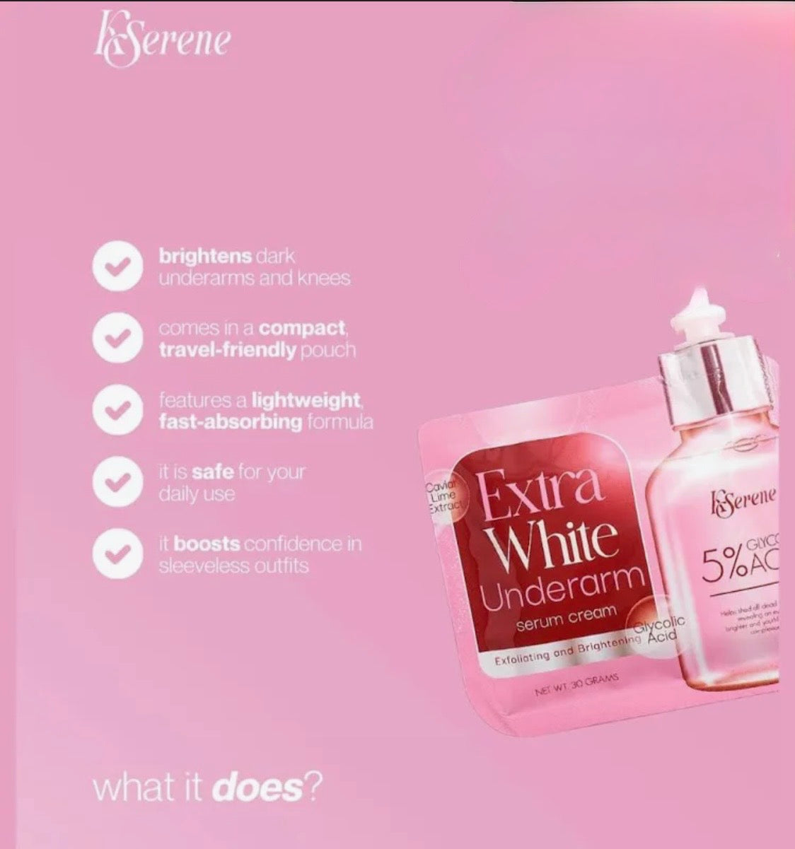 Kserene Underarm Serum